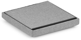 Taburet pliabil gri FURELA L 38 x 38 x 38 cm