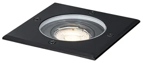 Spotlight exterior pentru sol negru pătrat reglabil IP65 - Delux