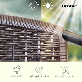 Scaun de grădină Napoli maro