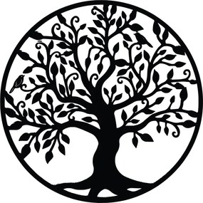 SENTOP | Pictură murală din lemn - Arborele Vieții simbolizează creșterea