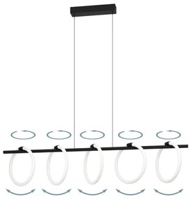 Lustră LED pe cablu CARANACOA 5xLED/7W/230V Eglo 900563