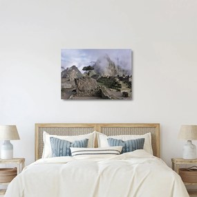 Tablou pe sticlă - Machu Picchu (70x50 cm)