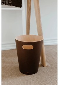 Coș de gunoi Umbra Woodrow, 7,5 l, maro