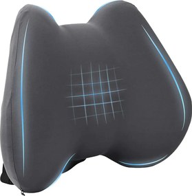 vidaXL Perna pentru spate Gri 40 x 32 x 14 cm Spumă cu Memorie