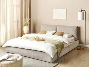 Pat matrimonial 180 cm Vetiver (gri bej) (cu somieră). 1076468