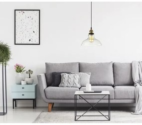 Lustră pe cablu HUBERT 1xE27/40W/230V ITALUX MDM-2381/3 GD+AMB