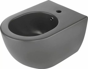 Bideu suspendat Deante Peonia negru-antracit 36x51cm