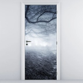 Fototapet pentru ușă - Drum în ceață (95x205cm)