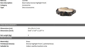 Vas decorativ design LUX Callas 113709 HZ