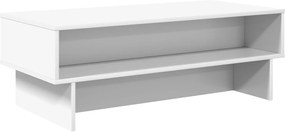 vidaXL Masă de cafea Alb 100 x 46 x 35 cm Lemn compozit