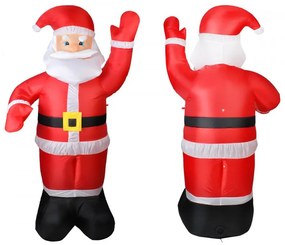 Decoraţiuni de Crăciun gonflabil Moş Crăciun cu iluminare LED 180 cm