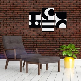 Tablou - Abstracție geometrică N⁰3 (90x60 cm)