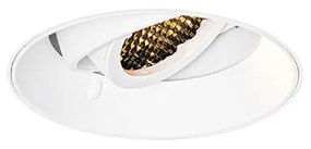 Spot modern îngropat alb GU10 rotund fără cadru - Oneon Honey