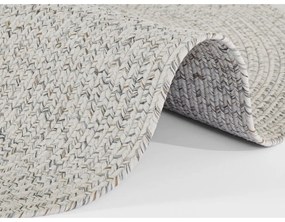 Covor alb/bej rotund de exterior ø 200 cm - NORTHRUGS