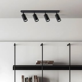 Brilagi - Spot orientabil SELE DIAMANT 4xGU10/30W/230V negru