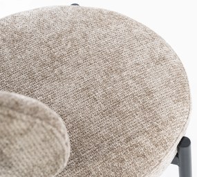 Scaun din stofa Oasis taupe