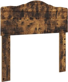 vidaXL Tăblie cap Stejar fumuriu 90 cm Lemn compozit