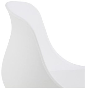 Scaun de bar alb (înălțime șezut 66 cm) Tina – Actona