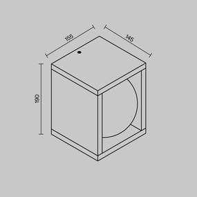 Aplica de perete exterior IP65 Slate