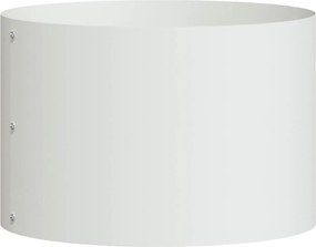 vidaXL Inele pentru vaze Alb 30 x 30 x 20 cm Oțel laminat la rece