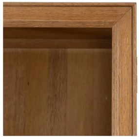 Vitrină în culoare naturală cu aspect de lemn de frasin 84,5x198 cm – Ixia