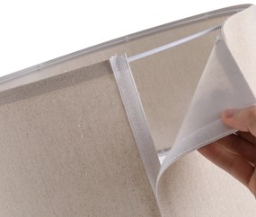 HOMCOM Modern Design Three Legged Floor Lamp Vertical Decoration Lamp, Bedroom and Office,  Beige Lampshade  HOMCOM Lampada da terra treppiede in legno con lampadine E27 moderno per camera ufficio paralume beige Ф45 x 152cm