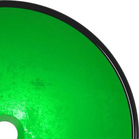 Chiuveta din sticla securizata, verde, 42x14 cm Verde, 42 x 14 cm