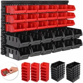 Organizator piese mici garaj Montare perete 31 piese