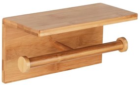 WENKO 24745100 - Suport pentru hârtie igienică BAMBUSA, 25 x 13 cm, maro