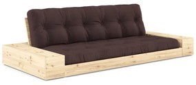 Canapea maro închis extensibilă 244 cm Base – Karup Design