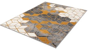 Covor galben ocru-gri 200x280 cm Soft – FD