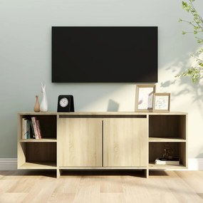 vidaXL Comodă TV, stejar sonoma, 130x35x50 cm, PAL