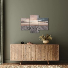 Tablou - Pier la apus de soare (90x60 cm)