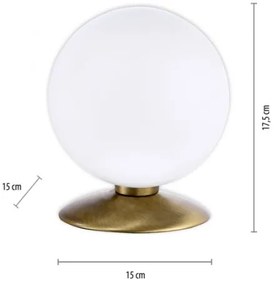 Lampă LED de masă dimabilă BUBBA 1xG9/3W/230V alamă Paul Neuhaus 4013-11