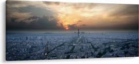 Tabloul - Paris din înâlțime (120x50 cm)