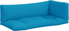 vidaXL Perne de paleți, 3 buc, albastru deschis, material textil