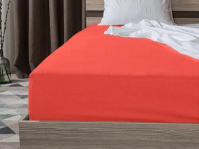 Cearsaf Jersey EXCLUSIVE portocaliu 140 x 200 cm
