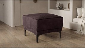 Taburet maro cu tapițerie din imitație de piele Copenhagen – Scandic