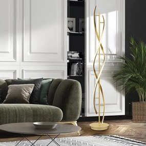 Lampadar LED / Lampa de podea design modern Dido aurie