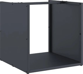 vidaXL Suport pentru lemne de foc Antracit Oțel laminat la rece