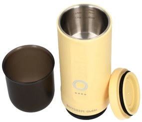 Espressor portabil BUYDEEM Outin Nano OTEM-01, 7500 mAh, 20 bar, 50 ml, 12/24V, Incarcare USB Type-C, Cafea macinata si capsule, Galben
