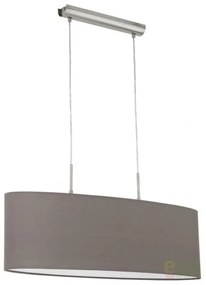 Lustra, Pendul modern maro-antracit, dim.75x22cm, Pasteri 31583 EL