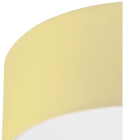 Plafonieră SIRJA PASTEL DOUBLE 2xE27/15W/230V d. 35 cm galben