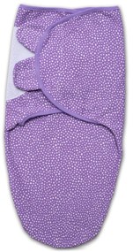 Sistem de infasat reglabil 0-3 luni Kidizi Purple Spots, bumbac 100%