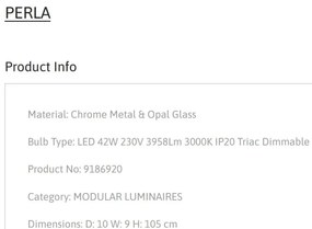 Aplica LED suspendata design decorativ BRILLANTE