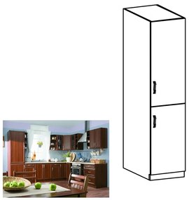 Dulap de bucătărie pentru alimente D40SP Sillina (nuc milano). 1015111