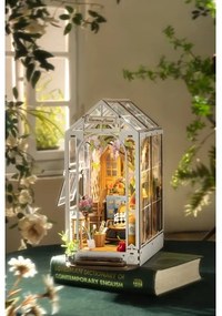 Suport de cărți LED Robotime puzzle 3D alee cu cireși japonezi 2xAAA