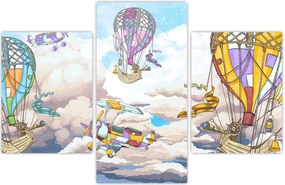 Tablou - Expediție în nori (90x60 cm)