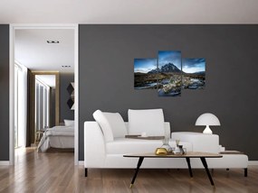 Tablou cu munții și tigrul (90x60 cm)