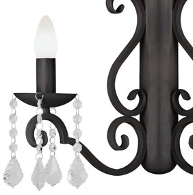 Aplica de perete design modern Diadema negru